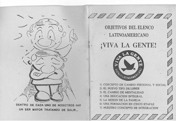 Objetivos del elenco latinoamericano ¡Viva la Gente!