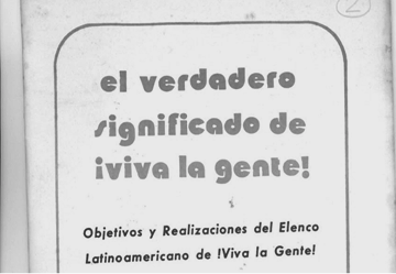 El verdadero significado de ¡Viva la Gente!